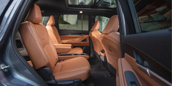 2024 INFINITI QX60 interior leather seating